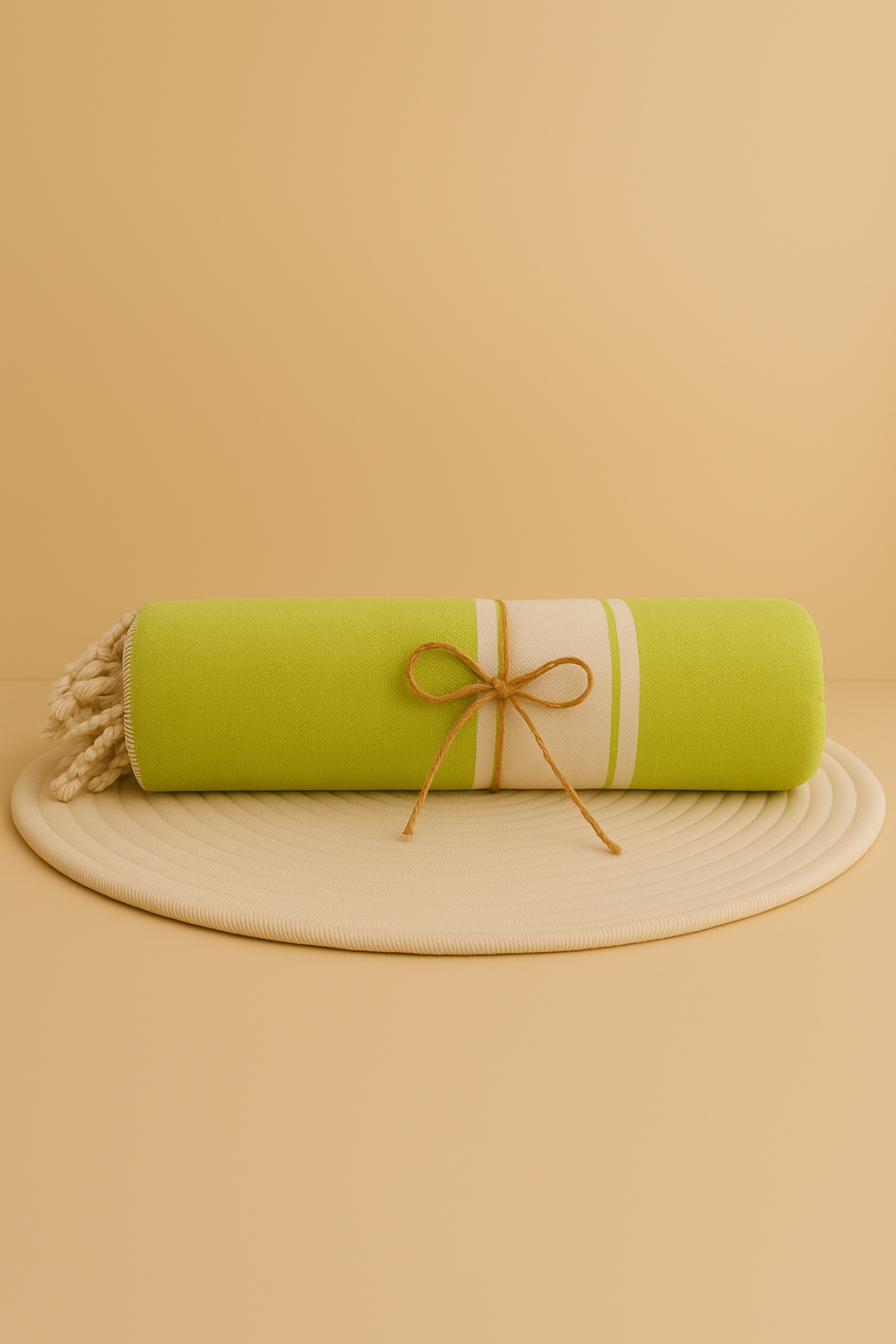 20251031_1036_Fouta Verte Enroulée_remix_01k8wsycd8fkzsc3w6s7d7baem